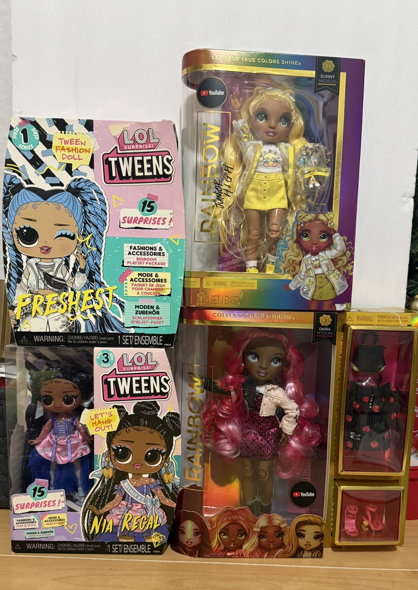 L.O..L AND RAINBOW DOLL