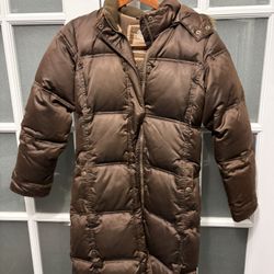 Gap Puff Hooded Coat Jacket Girl XL 14 - 16
