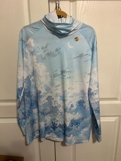 Men’s size large Fishing/Outdoor hoodie with mask Men’s size large Fishing/Outdoor hoodie with mask