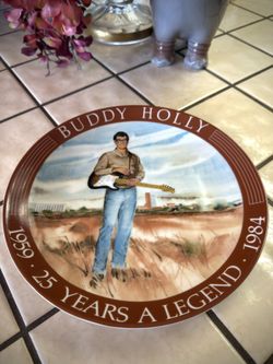 25th Anniversary Buddy Holly Collector Plate