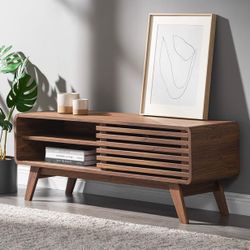 2003-mopio Ensley TV Stand, Mid Century Modern TV Stand for 55/60/65 inch TV, Farmhouse TV Stand