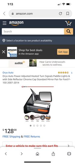 Oryx Auto Power Adjusted Heated Turn Signals Paddle Lights & with Side Reflector Chrome Cap Standard