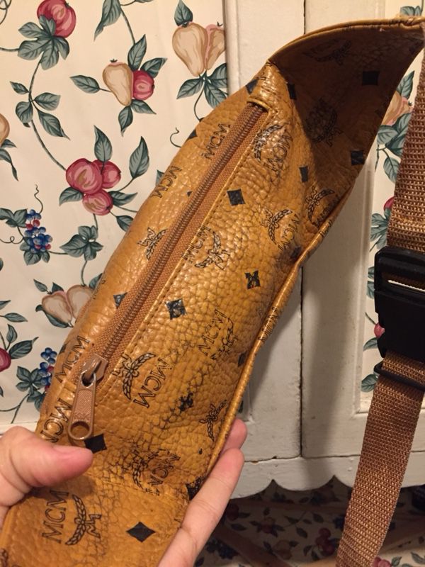 Vintage MCM Visetos Small Belt Bag Cognac Brown Mnogram $300 for Sale in  Miami, FL - OfferUp