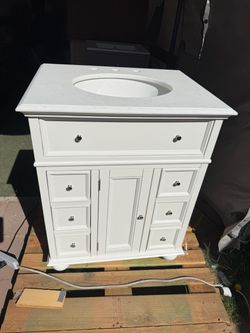 28” bathroom vanity sink