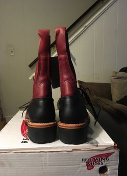 RED WING 921 LOGGER/LINEMAN WORK BOOTS SIZE 10.5 D for Sale in