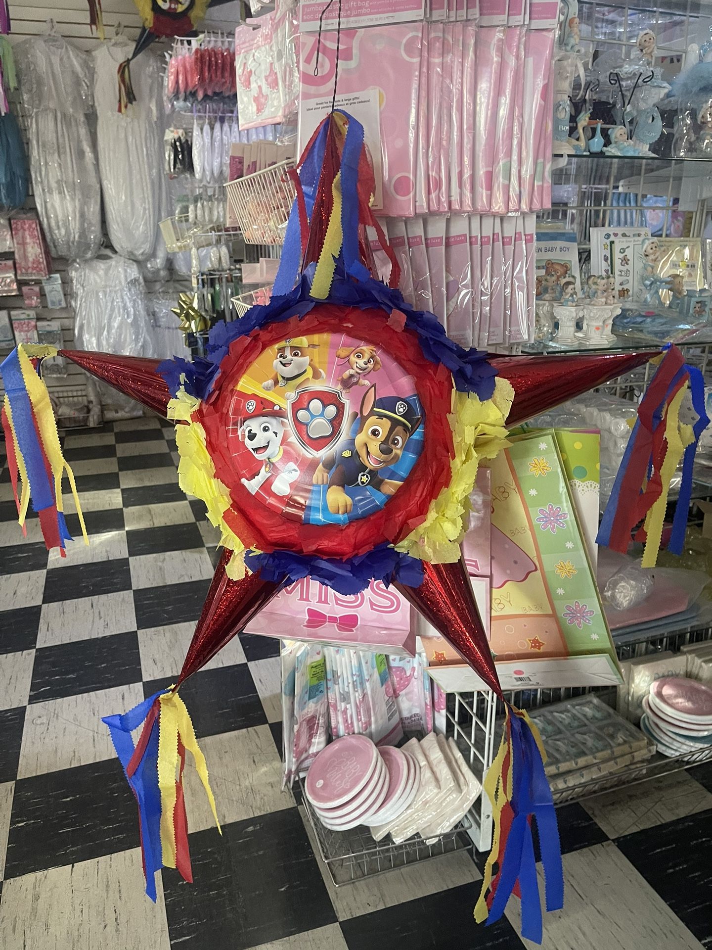 Paw Patrol Piñata “4 Pieces “ Package. Paquete De 4 Piezas Pinata