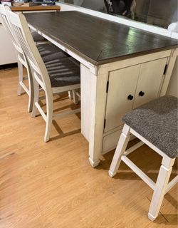 Ashley table with 4 chairs