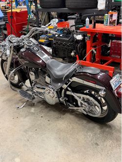 2005 Harley Davidson, Fatboy anniversary edition. 2005 Harley Davidson, Fatboy anniversary edition.