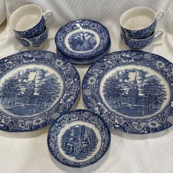 Vintage Liberty Blue Dishes