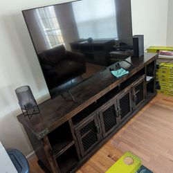 Industrial Style Entertainment Center / TV Stand