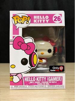 Funko Pop! Vinyl: HELLO KITTY - Hello Kitty (Gamer) #26 - GameStop Exclusive