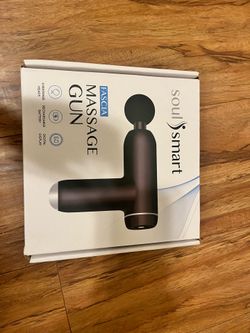 Brand New Soul Smart Fascia Massage Gun w/ 4 Massage Heads – Rechargeable