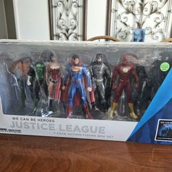 Justice League 7 Pack Action Figures
