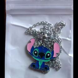 Disney Stitch Handcrafted Pendant Necklace