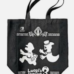 Luigi's Mansion 3 Canvas Black Bag Nintedo Switch 14"x16" Target Exclusive Sealed