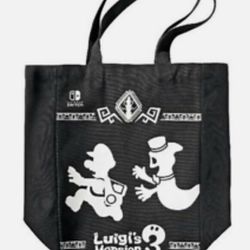 Luigi's Mansion 3 Canvas Black Bag Nintedo Switch 14"x16" Target Exclusive Sealed