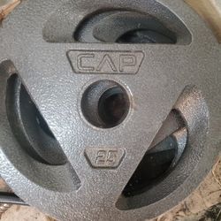 Cap 25lb Plates