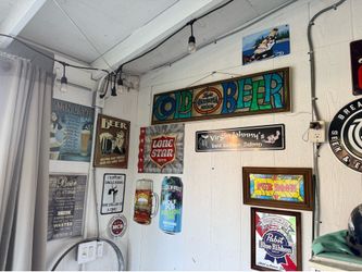 Beer Tin Tackers and Lights