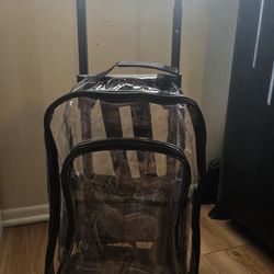 Rolling Clear Backpack 