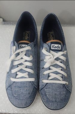 Keds Blue Chambray Canvas Sneakers