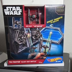 Hot Wheels Star Wars Tie Fighter Blast Out Battle  Play Set