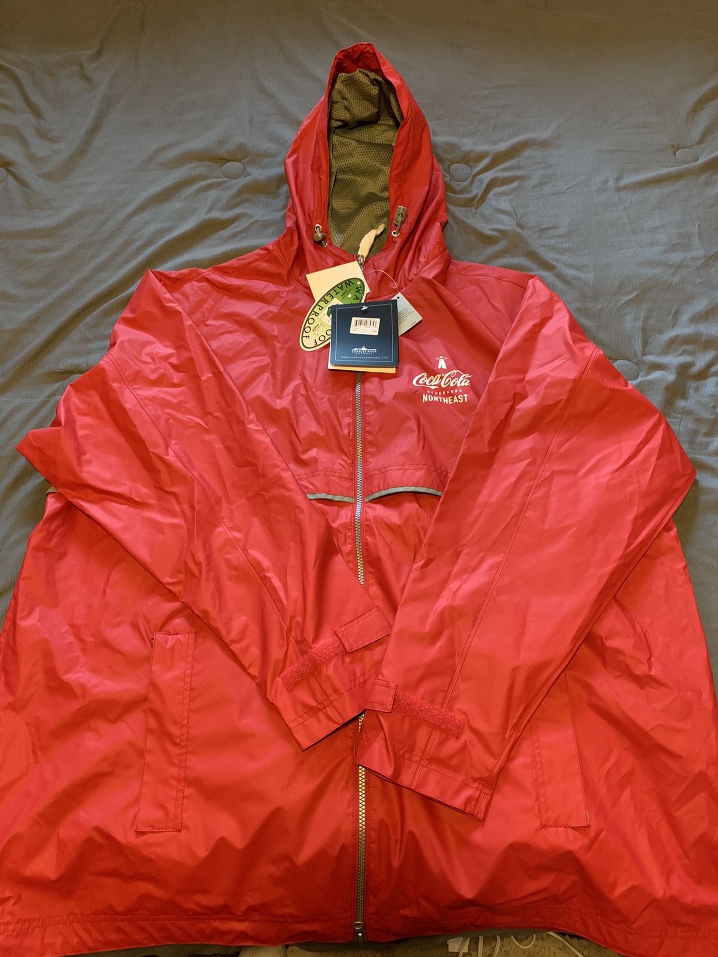 Coca cola waterproof raincoat