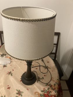 Table Lamp (cream/brown)