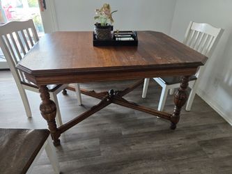 1920s jacobean antique dining table