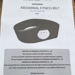 Abdominal Fitness Belt