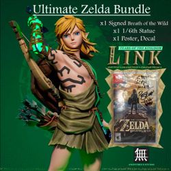 Anonymous Studio 1/6 Legend of Zelda Link Statue Patricia Summersett Signed Game