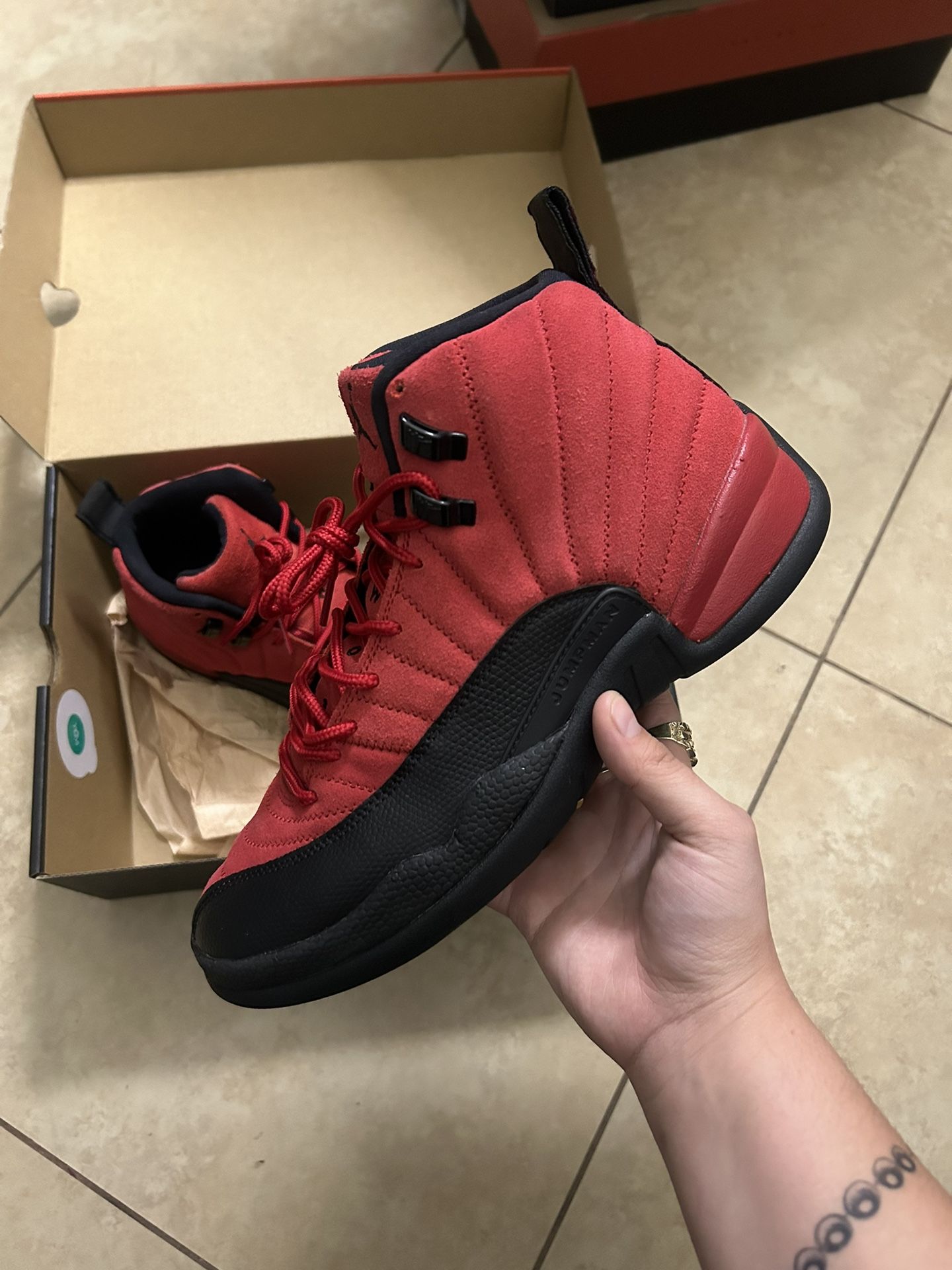 Jordan 12 Retro Hugh Reverse Flu Game
