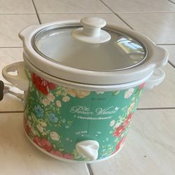 Crockpot, Barbie dolls, books, 