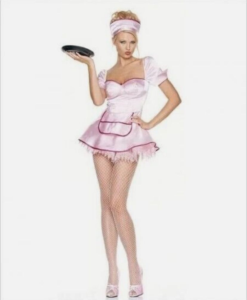 New, Women’s Sexy Waitress Costume Size Small