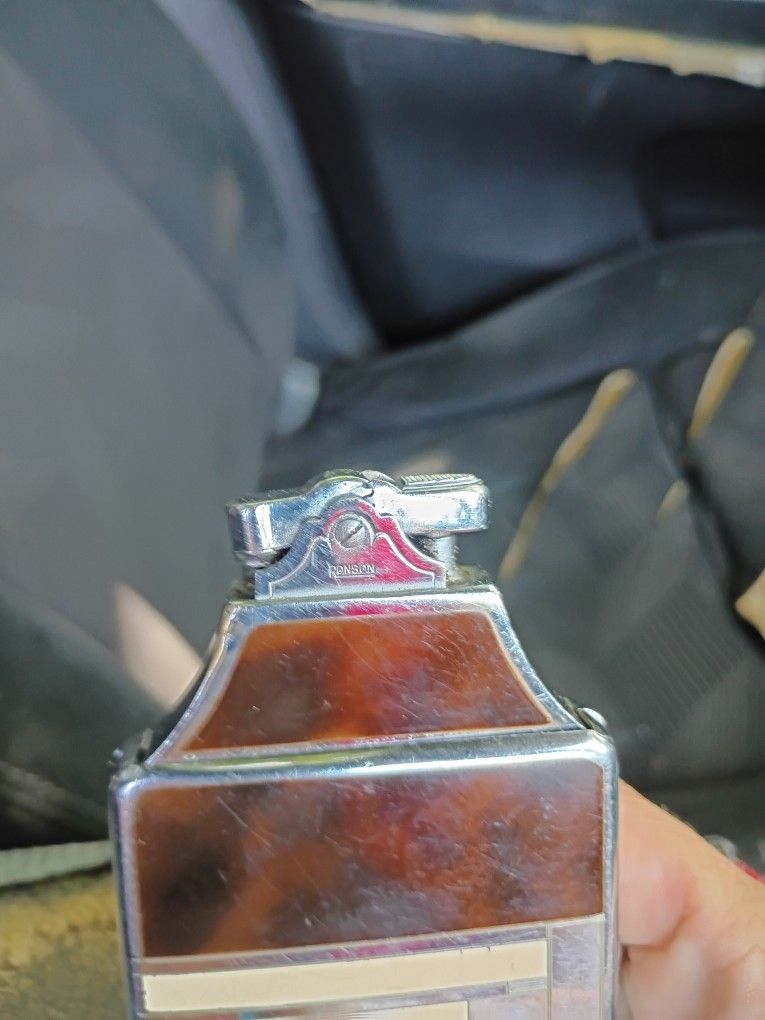 1940's Ronson Lighter Cigarette Case Combo 