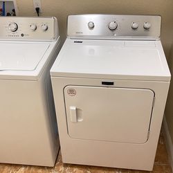 Washer and dryer set