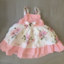 Baby Pink Floral Dress