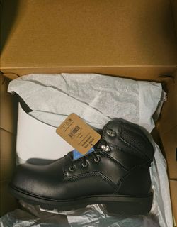 Brahma Men's Gus 2.0 Wide Width 6 in Steel Toe Work Boots Size 7.5W