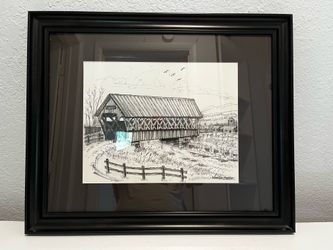 Wambach signed 2012 framed art