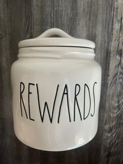 “Rewards” Cannister by RAE DUNN