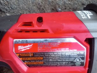 Milwaukee hole hogg with 5 amp battery