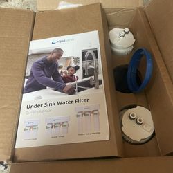 Aquasana Claryum 2 Stage Under Sink Water Filter System AQ-5200 Brushed Nickel