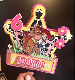 Toy Story Jessie cake topper