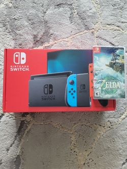 Nintendo Switch Like New with The Legend of Zelda Tears of the Kingdom