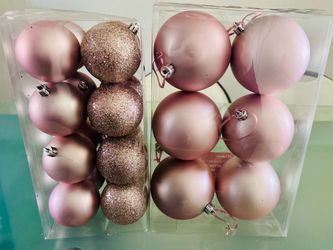 Pink ornaments
