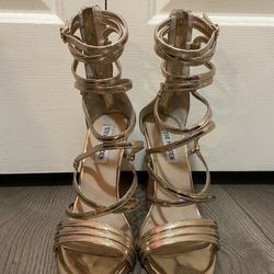 Steve Madden Gold Heels