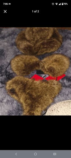 Fur Bikini Set