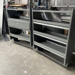 Cargo van shelves