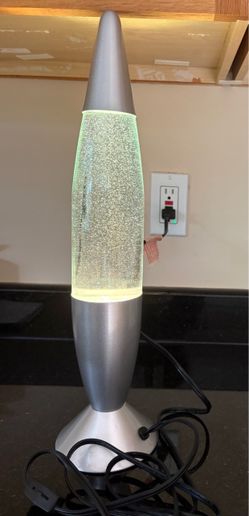 Lava glitter pliable art lamp