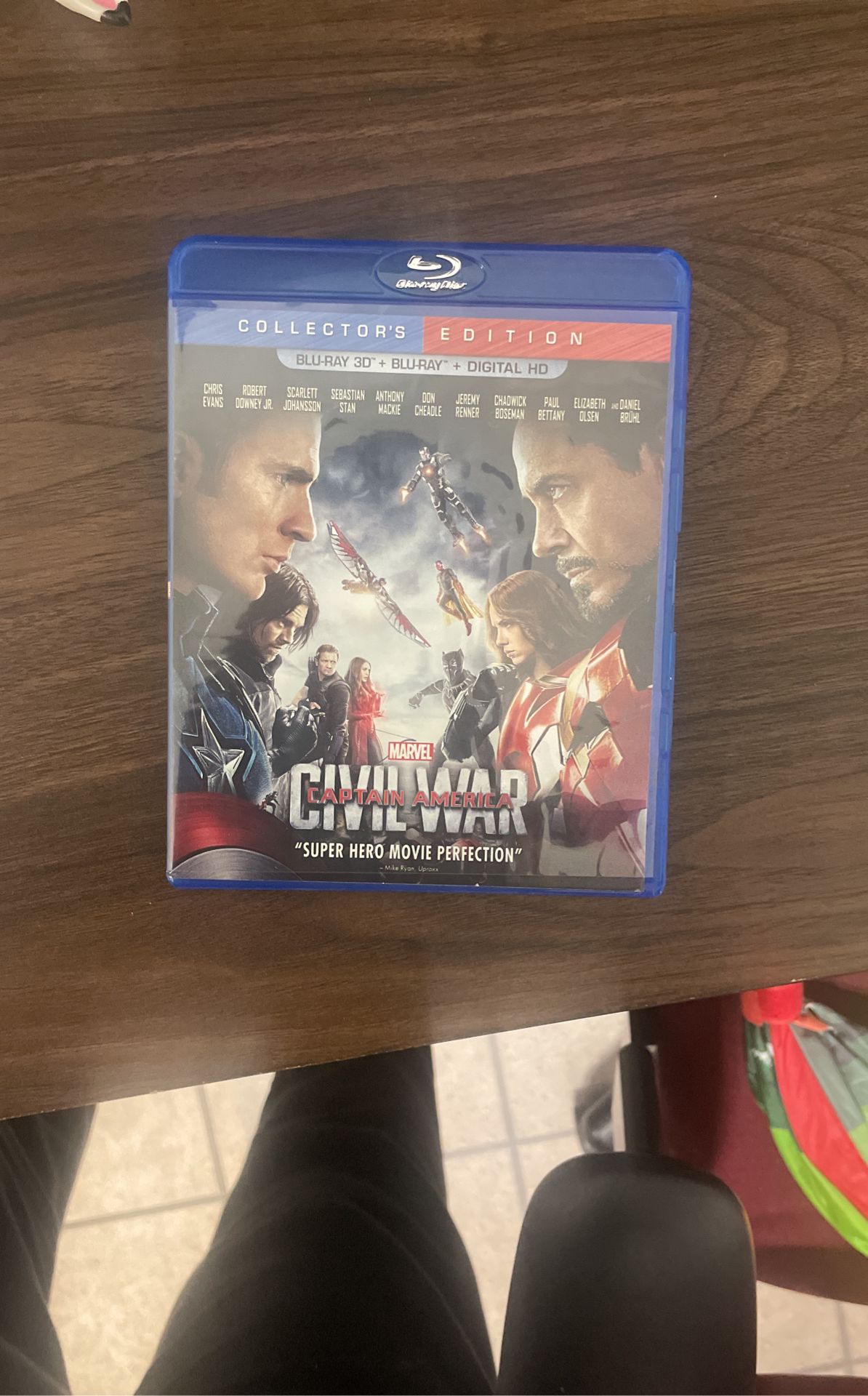 Captain America Civil War Blu-Ray 3D + Blu-Ray