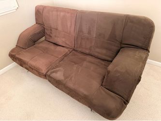 Free brown futon sofa bed